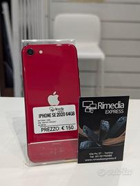 iPhone SE 2020 64GB rosso usato garanzia 