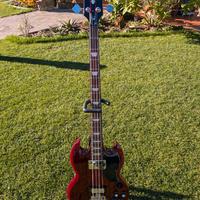 Basso Epiphone SG EB-3 Diavoletto cherry