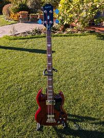 Basso Epiphone SG EB-3 Diavoletto cherry