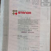 Azione Standa - Certificato azionario antico