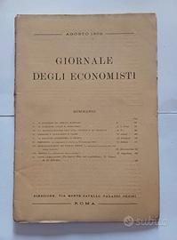 Giornale degli Economisti Agosto 1902