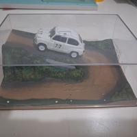 modellino 1/43 fiat 600 1955 con diorama