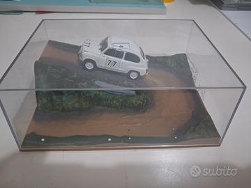 modellino 1/43 fiat 600 1955 con diorama