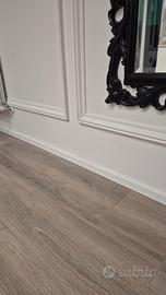 battiscopa bianco in legno pregiato 24mt 