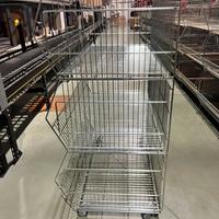 Ceste in metallo per magazzino