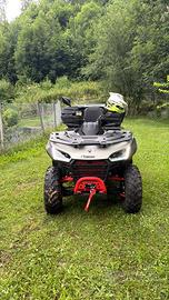 Quad 4x4 targa gialla