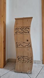 CASSETTIERA PORTAOGGETTI in legno massello abete 7