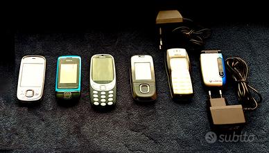 Cellulari vecchio tipo usati / 6 pezzi