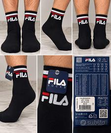 FILA   Calze  3 Paia Nere – Taglia 39-42 