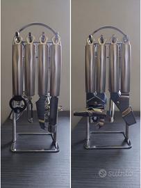 Set utensili cucina Viceversa con supporto