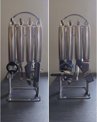 Set utensili cucina Viceversa con supporto
