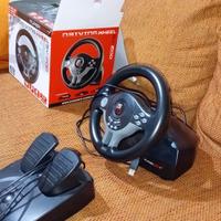volante con pedali per Ps4, Switch, Xbox, Pc