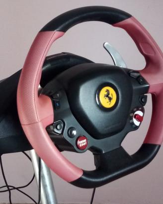 thrustmaster ferrari 458 xbox con stand 