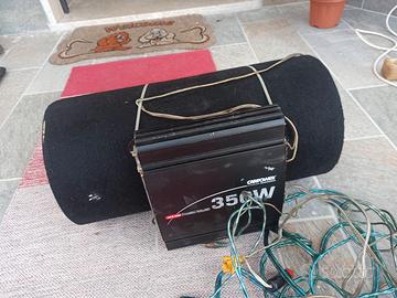 Amplificatore carpower 350W + Subwoofer jensen pas