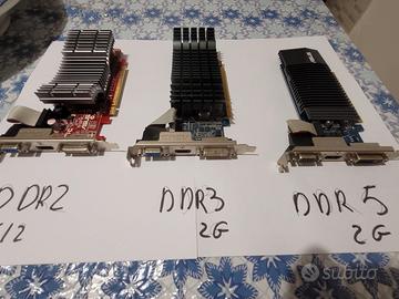 SCHEDA VIDEO DDR 2   DDR  3  DDR  5