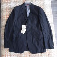 giacca sartoriale da uomo tg 50 nuova cotone lino