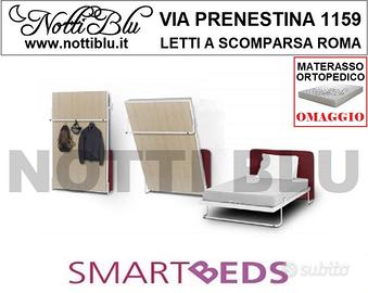 Letto a Scomparsa Smart Beds 2p Materasso Omaggio