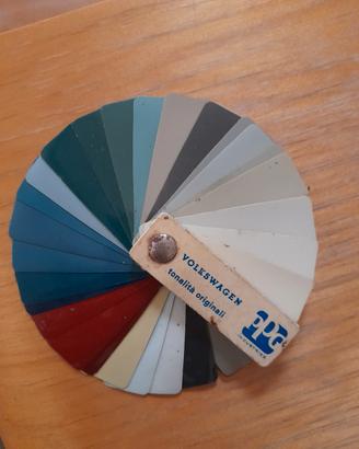 Mazzetta Colori VOLKSWAGEN 1969 Italver PPG