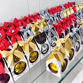 🎄 LOTTO 65 PALLINE DI NATALE LUMINOSE CON NOMI 🎁