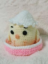 Pulcino di pasqua amigurumi