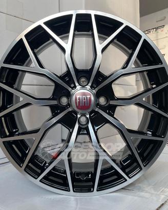 Set cerchi in lega da 17 dedica Fiat 600 G. Panda