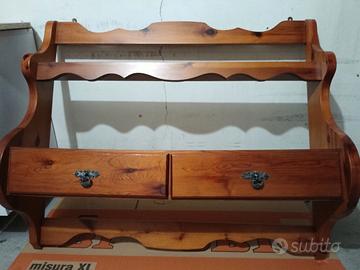 Piattaia a 2 ripiani+ 2 vasetti.