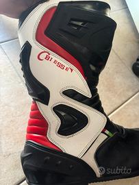 Stivali da moto in pelle