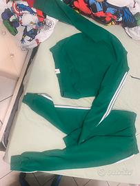 tuta completa adidas verde