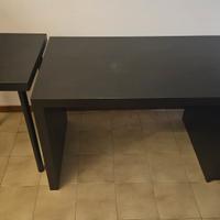 Scrivania ikea 140×65 + tavolino