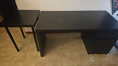 Scrivania ikea 140×65 + tavolino