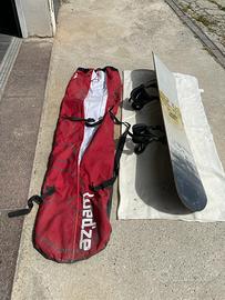 Tavola snowboard Carbon Credit 150 con sacca