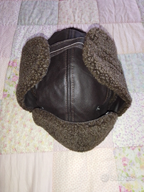 Cappello in pelle