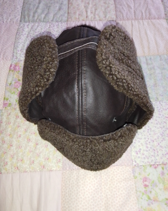 Cappello in pelle