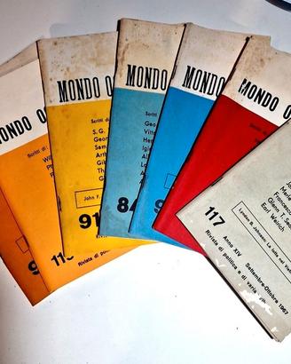 Lotto 7 riviste Mondo Occidentale anni 60 politica
