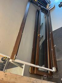 Serramento porta finestra pvc