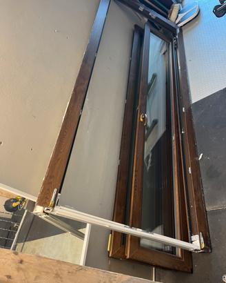 Serramento porta finestra pvc