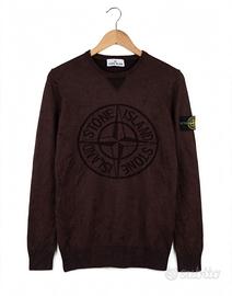 Stone island maglione con logo