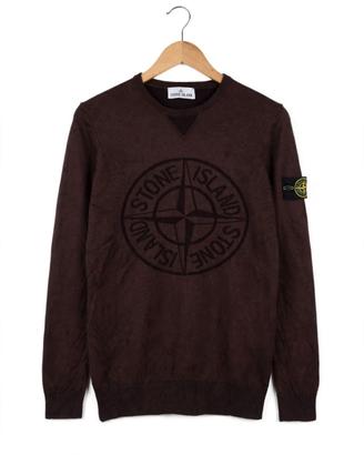 Stone island maglione con logo
