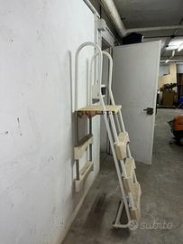 Scala piscina laghetto 120 cm