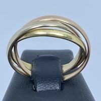 Anello fede  oro 3 colori  titolo 750/1000 gr 5,10