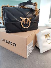 Pinko Love One Mini Light DC in Nappa Intarsiata