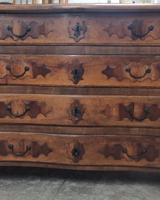 ANTIQUARIATO CASSETTONE IN NOCE EPOCA '700