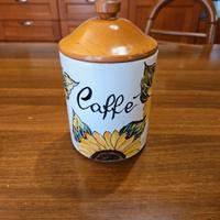 Contenitore in ceramica per caffé 