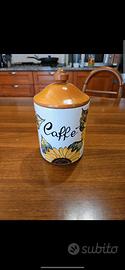 Contenitore in ceramica per caffé 