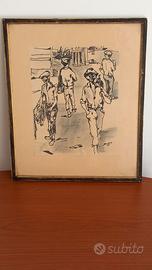 quadro carboncino mario baldan