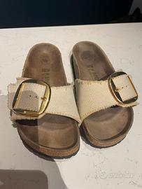 Birkinstock Canvass Eggshell vegan