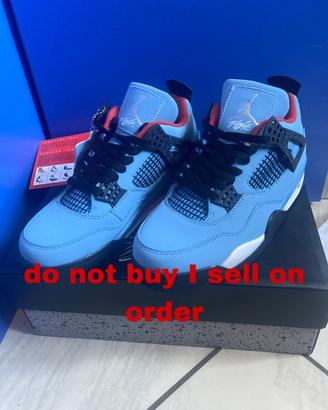 Jordan 4 Travis Scott (su ordinazione)