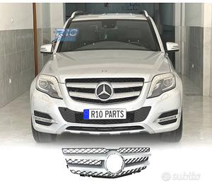 GRIGLIA MERCEDES GLK X204 08-12 LOOK AMG NERO ARGE