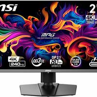 MSI Monitor PC Gaming 26.5" 4K UHD QD-OLED 3840 x 