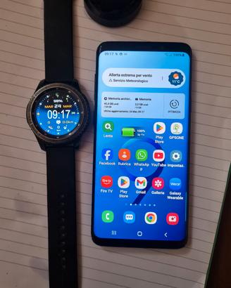 Samsung S9 Plus + Gear S3 Frontier